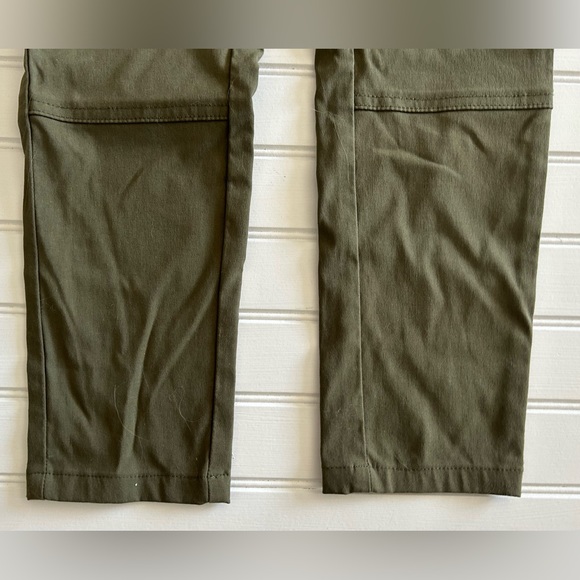 PRANA womens size 0 olive green ankle pants - Picture 4 of 10